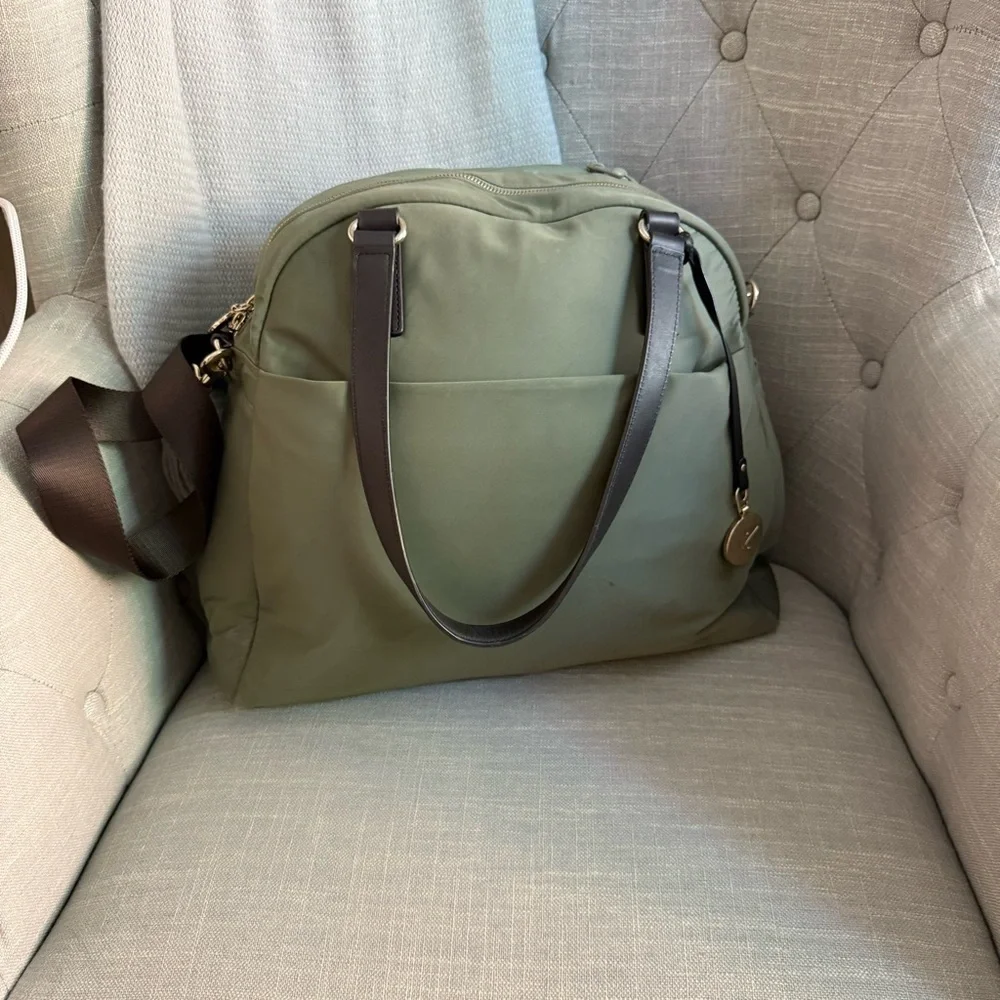 ❤️🔥Lo & Sons - O.G. 2 Medium - Olive Green/Gold Hardware/Camel Interior